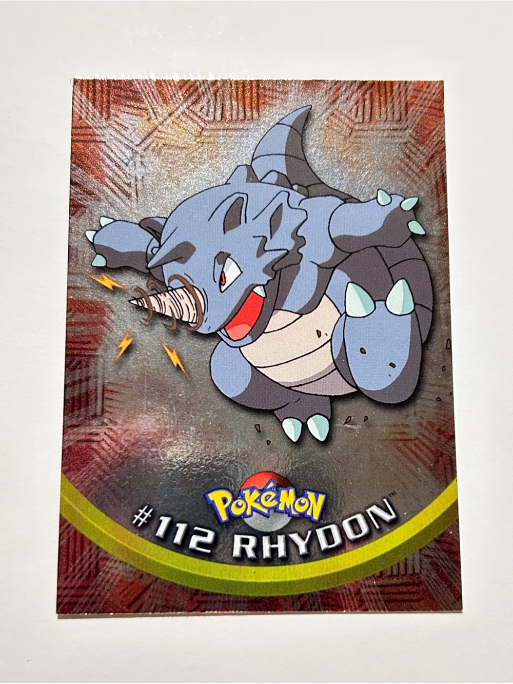 Pokémon Topps Rhydon Holo Card